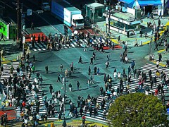 渋谷スクランブル交差点