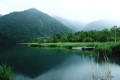 雨の湯ノ湖　（奥日光）♪