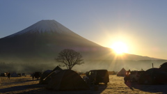 2017年　ふもとっぱら　初日の出