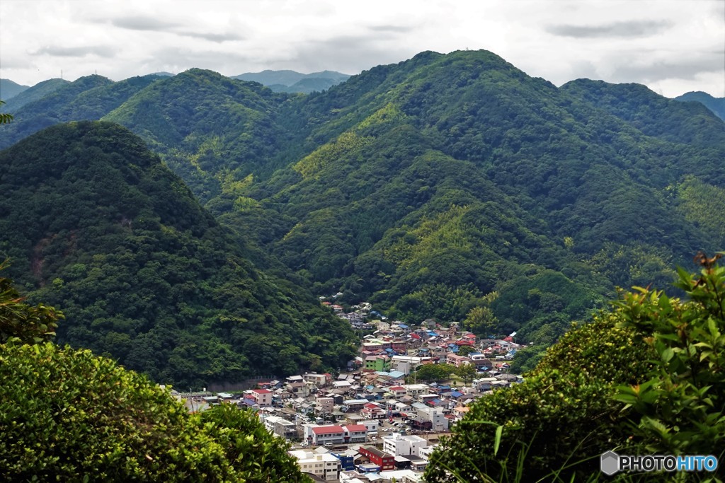 寝姿山からの景色