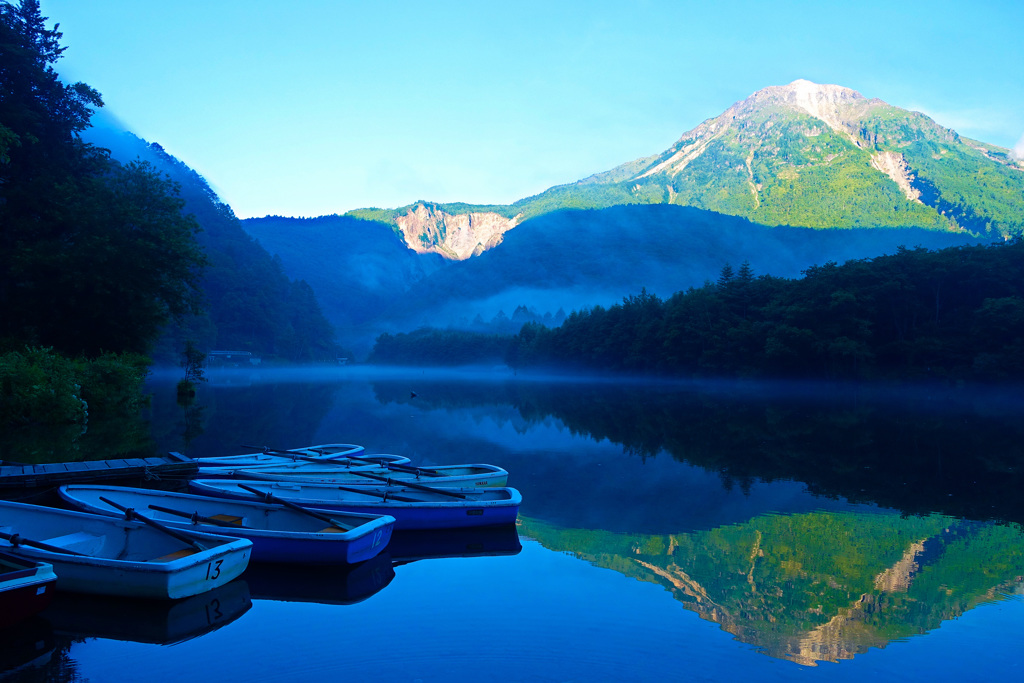 早朝の景色