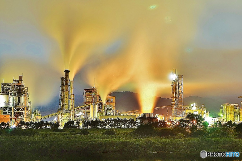 工場夜景