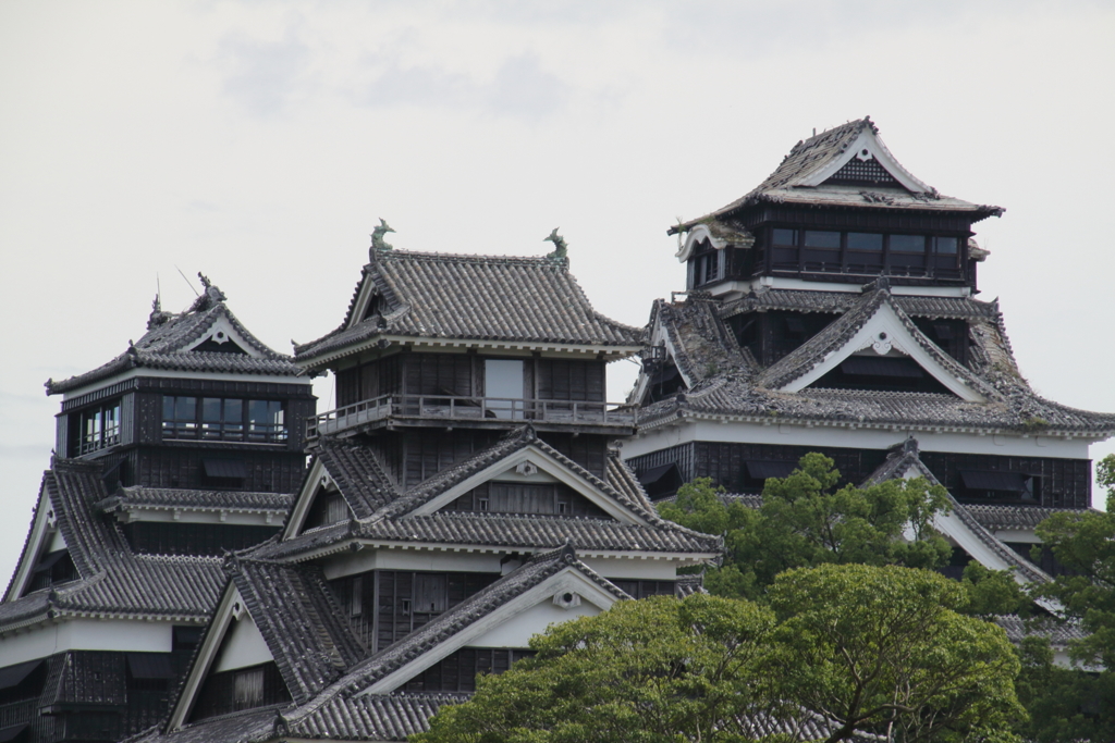 9月末の熊本城