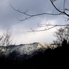 雪雲の空
