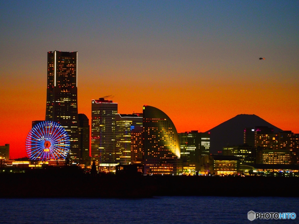 横浜夕暮れ