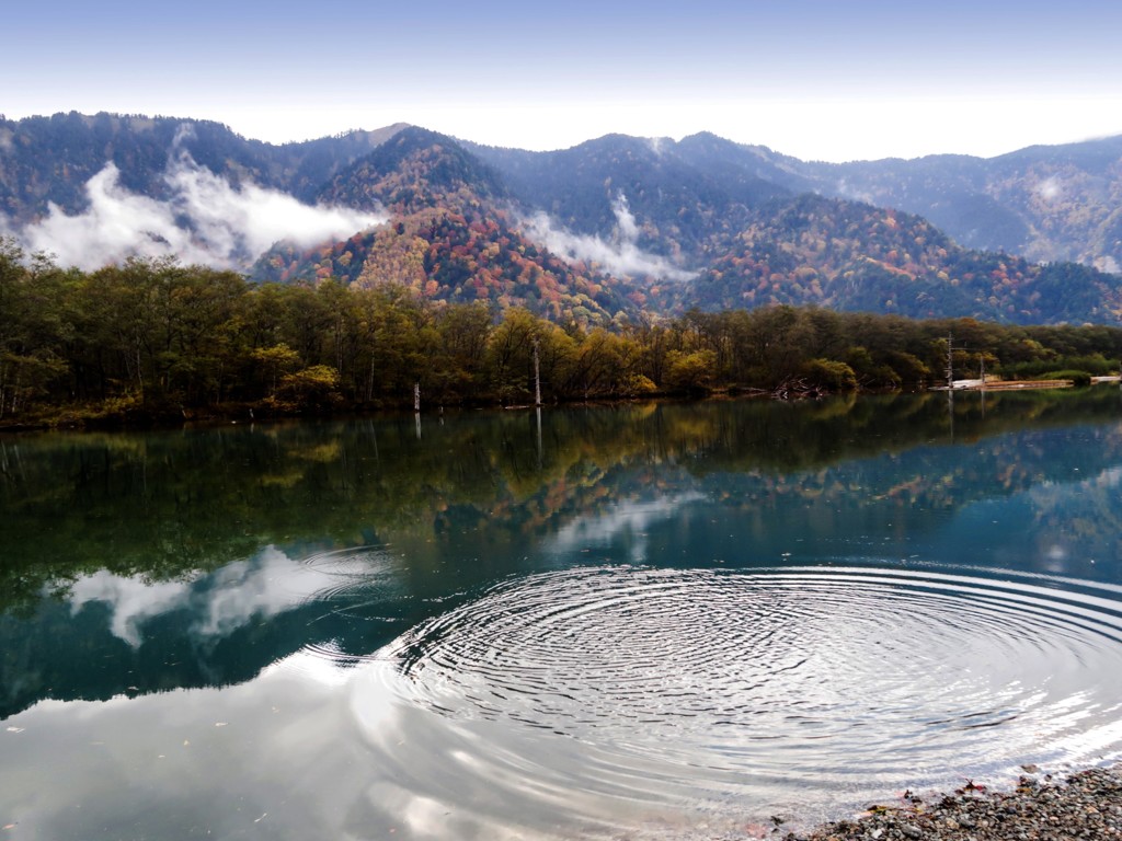 上高地　水の輪