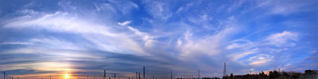 夕景　パノラマ写真　8/18　Ⅱ