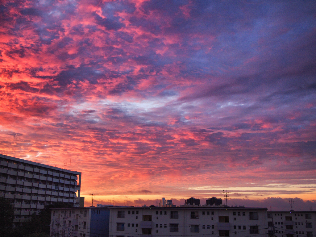 燃える雲