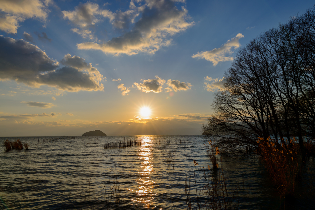 湖北での夕刻
