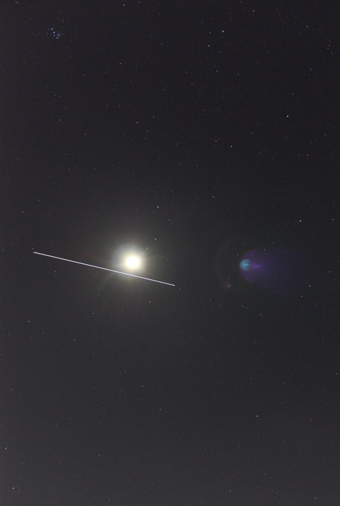 月とISS