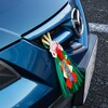 絶滅危惧種・12月26日車用お飾り取り付け