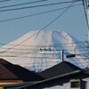 用水路・今日の富士山