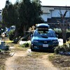 最低気温－4℃の菜園と愛車