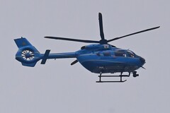 菜園上空・埼玉県警察ヘリコプター「むさし」