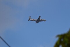 Ｋ川上空・YS-11