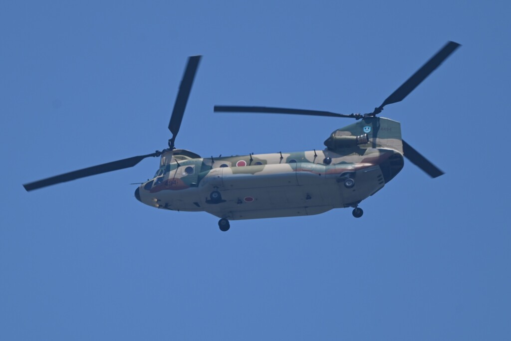 菜園上空・CH‐47　チヌーク