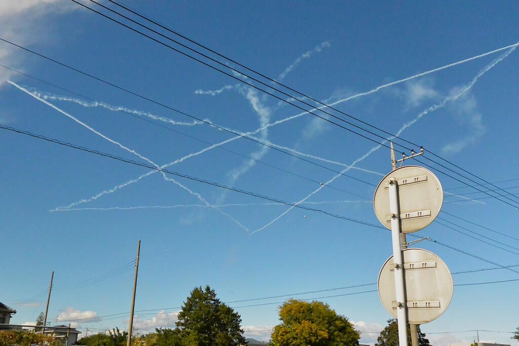 菜園・入間航空祭ブルーインパルス展示飛行（スタークロス）