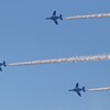菜園上空・ブルーインパルス（アクロバット飛行） 