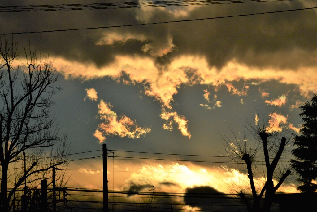 2021年最後の夕日