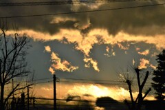 2021年最後の夕日