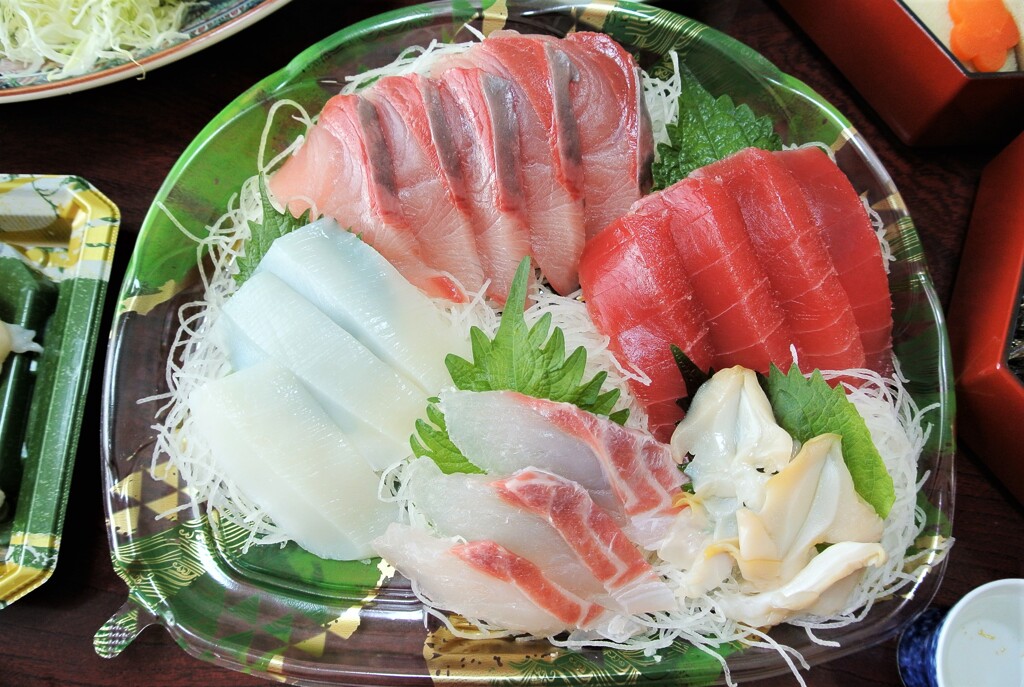 角上の刺身