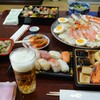 実家でおせち・お寿司とエビスビール