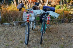 12月26日自転車用飾り取り付け