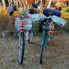 12月26日自転車用飾り取り付け