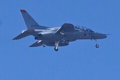 K川上空・自衛隊機（T-4練習機35－5701）