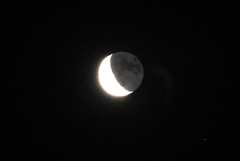 2月26日・早朝の月