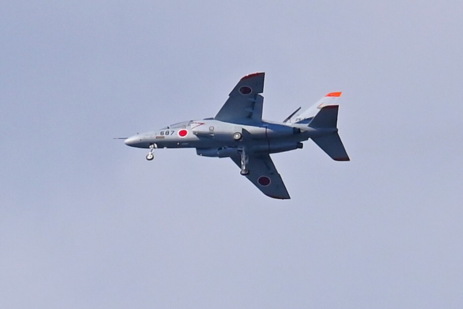 菜園・入間航空祭のT-4練習機
