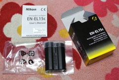 予備バッテリーEN-EL15C