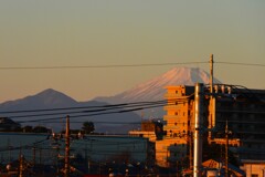 2025年1月1日 (初日を浴びる富士山)