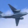 菜園・自衛隊機（C-2輸送機）