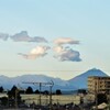ベランダから望む富士山