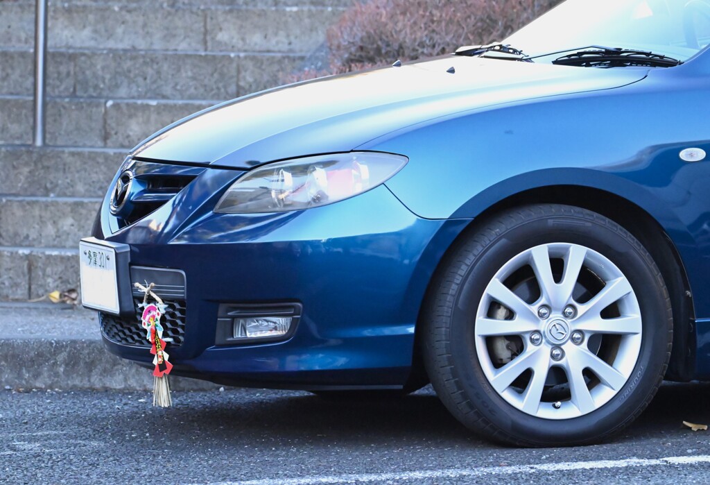 絶滅危惧種（お飾りの付いた車）
