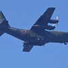 K川上空・自衛隊機（C-130ハーキュリーズ）