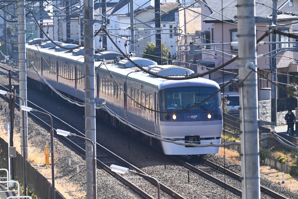 厳冬沿線・レッドアロー