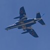 街中上空・ブルーインパルス1番機 