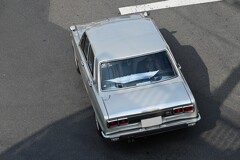 用水路入口歩道橋・NISSANスカイライン2000GTX