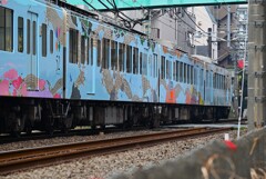 冬枯れ沿線・西武新宿線 (52席の至福サイドビュー)