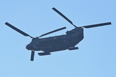 用水路上空・CH-47チヌーク