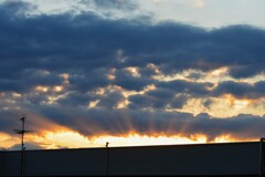 我が家のベランダより・初日の出 
