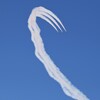 菜園上空・ブルーインパルス（アクロバット飛行） 