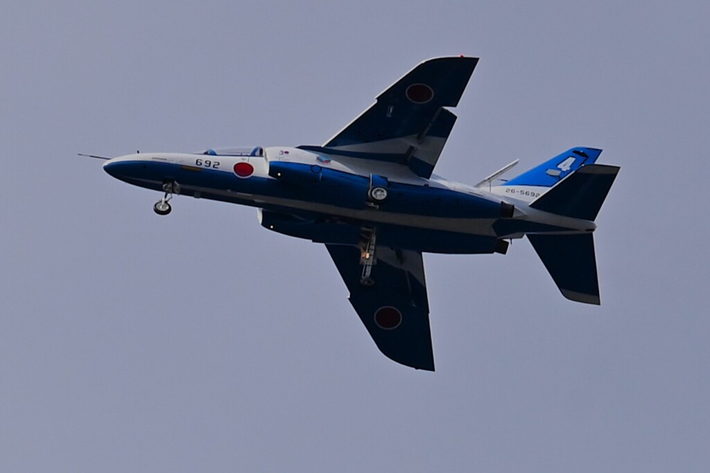 菜園・入間航空祭展示飛行終了基地へ帰還 (4番機)