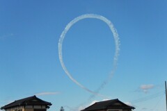 菜園・入間航空祭ブルーインパルス展示飛行 (デルタロール)