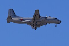 K川上空・自衛隊機（YS-11）