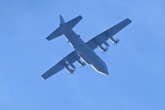 K川上空・C-130 ハーキュリーズ