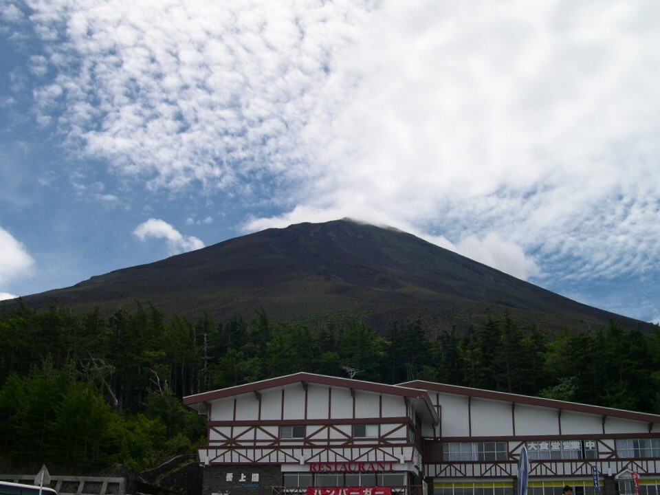 富士山5合目より富士山頂