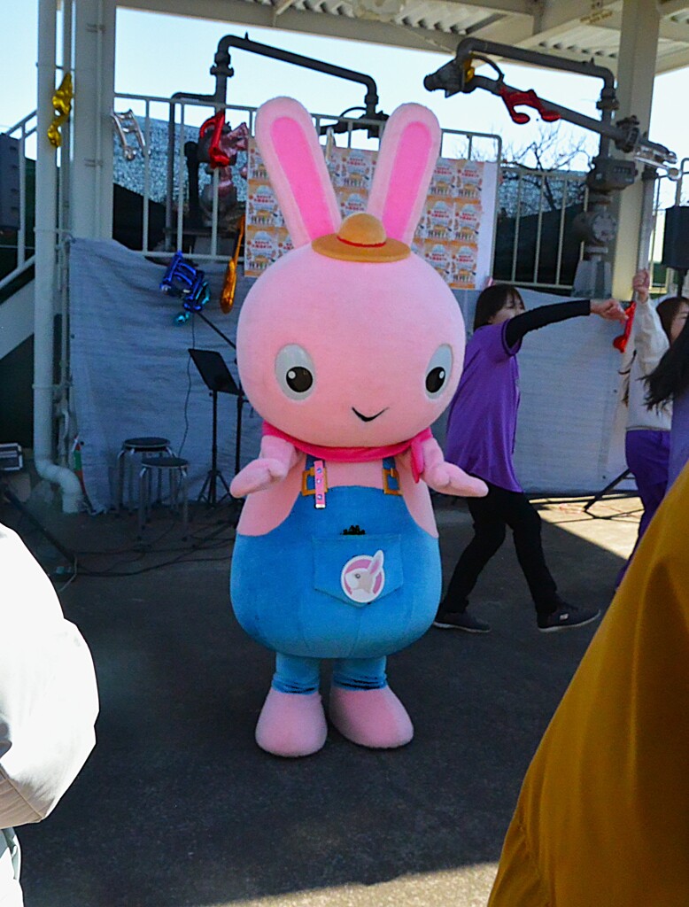 東村山でゆるキャラ祭り (ラビッツ村村長・らびっこ)